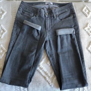 PAIGE Verdugo Ultra Skinny Grey Ankle Mid Rise Jeans 27 (4)